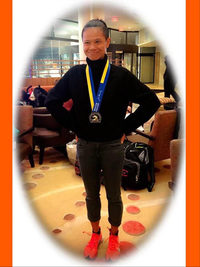 Nữ VĐV phong trào Việt Nam tại Boston Marathon 2019 - ảnh 1
