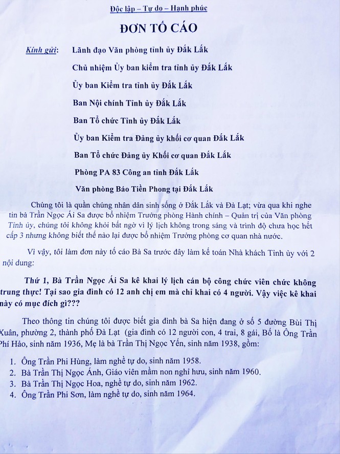 Nữ trưởng phòng thăng tiến bằng tên chị gái: Ai đề bạt, nâng đỡ? - ảnh 1