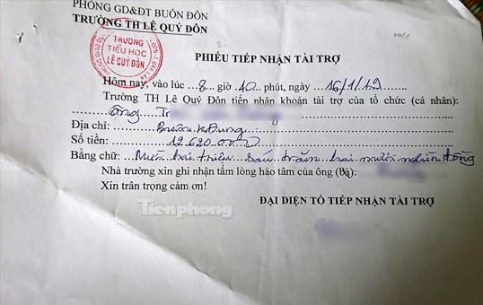 Huy động tiền cứu đói để xây trường - ảnh 1
