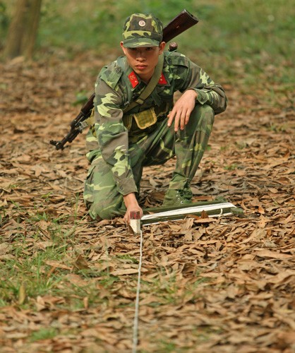 Xác định phạm vi dò gỡ mìn
