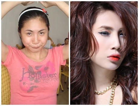 Nữ ca sĩ tThủy Tiên cũng là một trong những mỹ nhân thành công trong showbiz Việt. Sự nghiệp của cô phát triển theo sự cải thiện nhan sắc ngày một hoàn mỹ