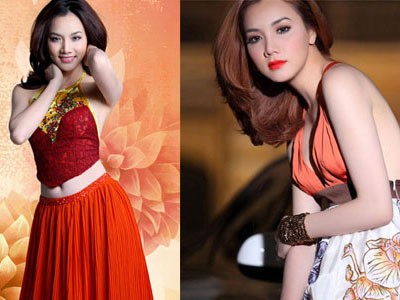 Dù diện áo yếm hay kiểu váy thiết kế cách điệu từ áo yếm, người mẫu
Trang Nhung đều toát lên vẻ đẹp khiến người đối diện mê mẩn