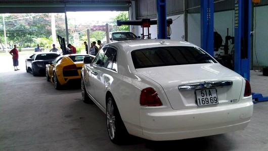 Chiếc xe siêu sang Rolls-Royce Ghost
