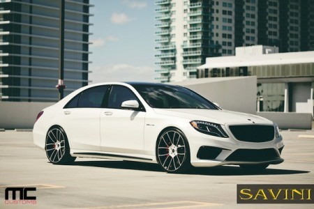 Mercedes S63 AMG 'làm đẹp' với vành Savini - ảnh 1