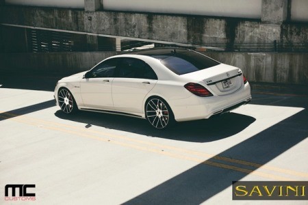 Mercedes S63 AMG 'làm đẹp' với vành Savini - ảnh 6