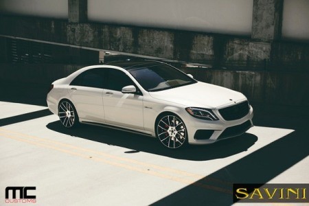 Mercedes S63 AMG 'làm đẹp' với vành Savini - ảnh 8