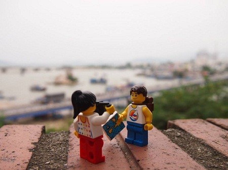 Chùa Một Cột, biển Hội An... trên bộ ảnh lego gây sốt - ảnh 13