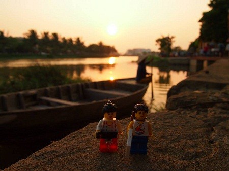 Chùa Một Cột, biển Hội An... trên bộ ảnh lego gây sốt - ảnh 9