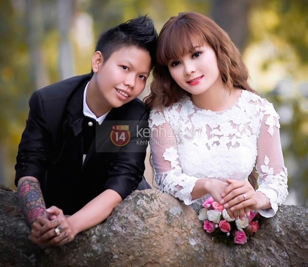 Đám cưới đồng tính nữ gây xôn xao ở Trà Vinh - ảnh 1