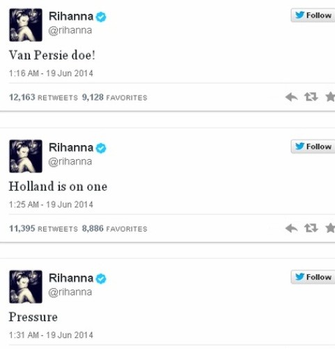 Rihanna mê Bồ Đào Nha, cổ vũ Anh - ảnh 2