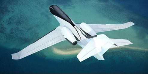 Ý tưởng lạ kỳ về máy bay 'trong suốt' - ảnh 1