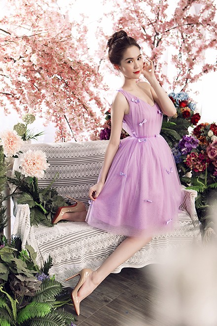 Ngọc Trinh, Linh Chi đẹp dịu dàng đón Valentine - ảnh 8