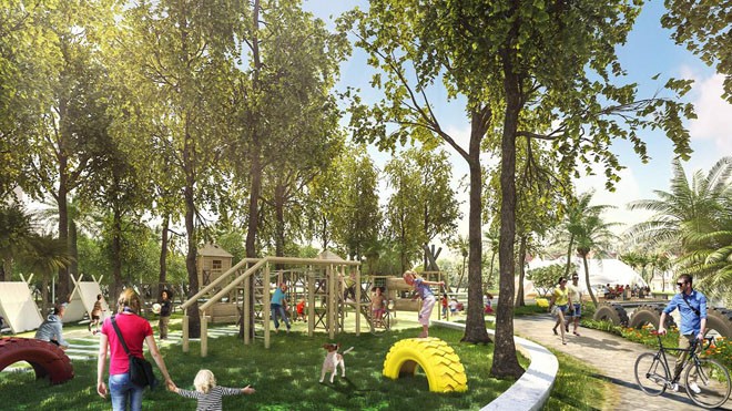 Vinhomes Riverside ra mắt dịch vụ siêu xe và nâng cấp cảnh quan - ảnh 1