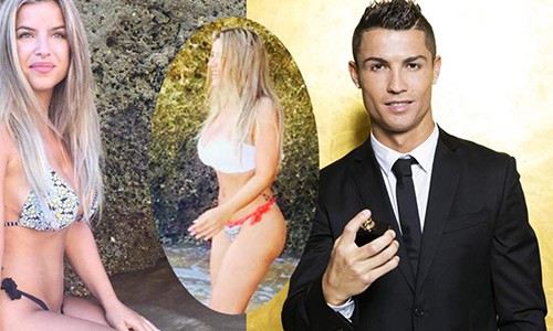 Ronaldo cặp kè với con gái của 'siêu cò' Mendes - ảnh 1