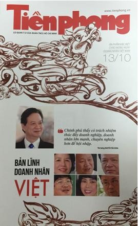 Báo Tiền Phong tìm nhà thầu in ấn - ảnh 1