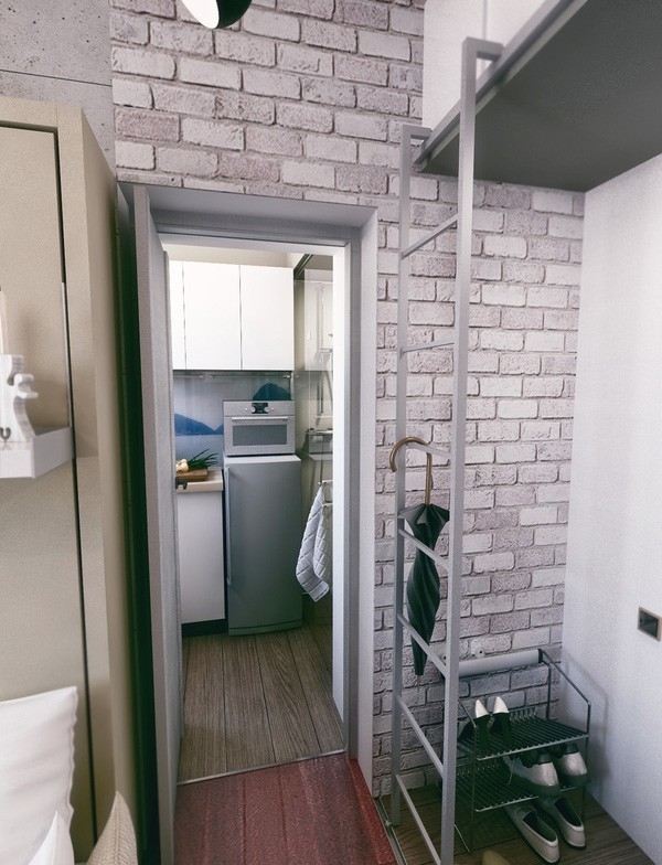 Ngắm căn hộ 21m² cho 3 người có thiết kế không chê vào đâu được - ảnh 10