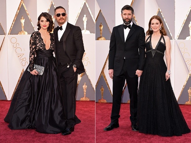 Những cặp sao đẹp nhất thảm đỏ Oscar 2016 - ảnh 12