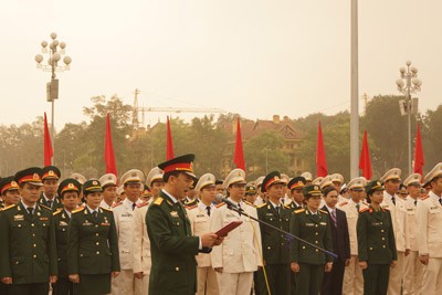 Tuổi trẻ lực lượng vũ trang báo công dâng Bác - ảnh 4