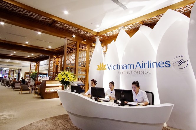Vietnam Airlines có thêm phòng khách Bông Sen tại Nhà ga nội địa Nội Bài - ảnh 1