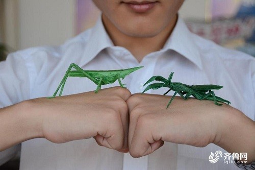 Nam sinh Trung Quốc đỗ đại học nhờ biệt tài gấp giấy vô cùng sáng tạo - ảnh 1
