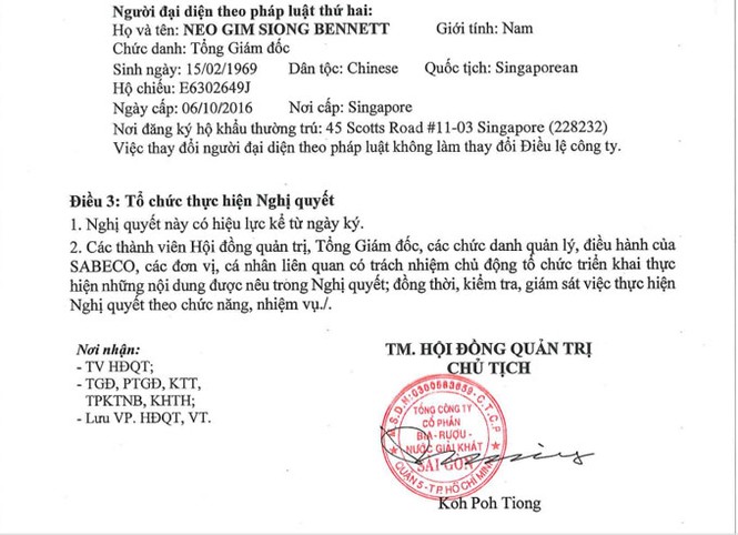 Loại bỏ sếp Việt, 2 người gốc Hoa giúp tỷ phú Thái chi phối Sabeco - ảnh 3