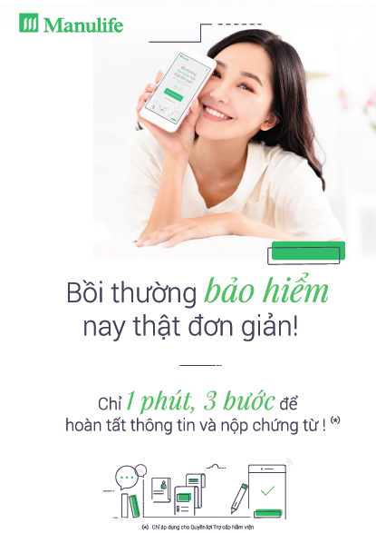 Manulife Việt Nam: nộp yêu cầu bồi thường bảo hiểm trong vòng 1 phút - ảnh 1