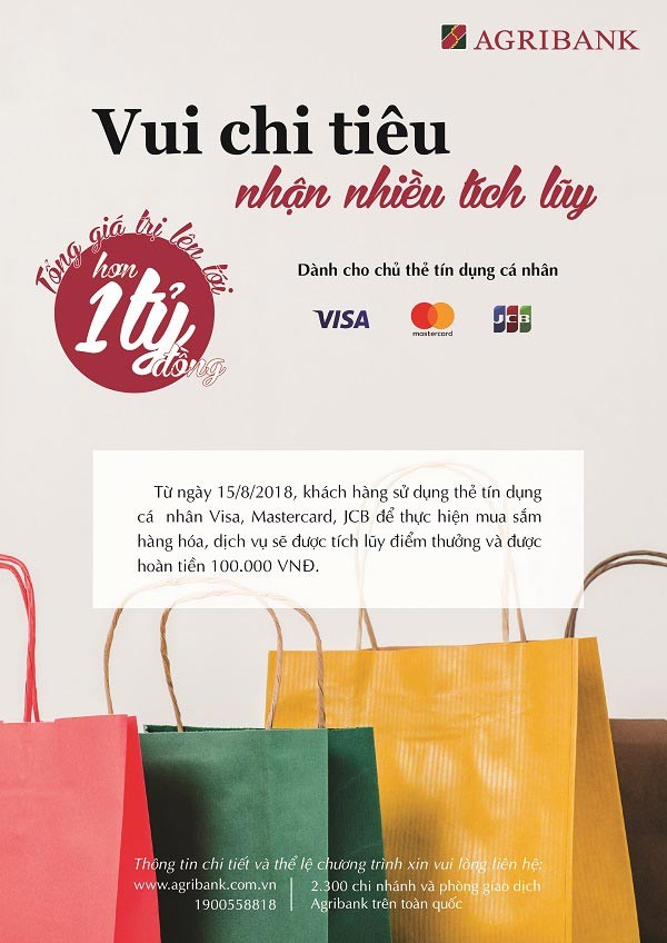 Bùng khuyến mại sản phẩm dịch vụ thẻ Agribank - ảnh 2