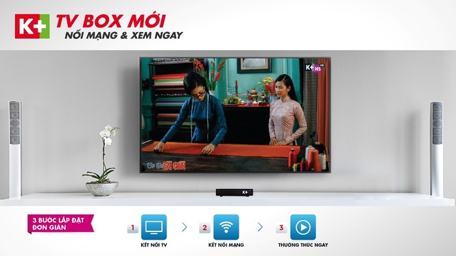 K+ giảm giá 50% trọn bộ thiết bị TV Box - ảnh 1