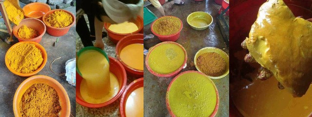 Rùng mình ‘công nghệ’ sản xuất tinh bột nghệ ‘nhà làm’ - ảnh 1