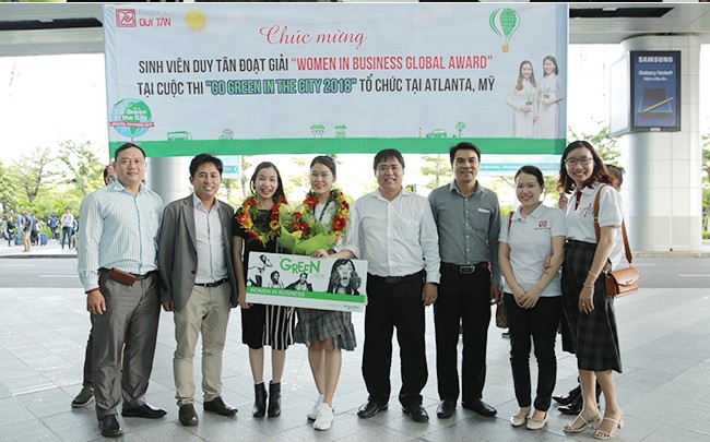 Sinh viên Duy Tân giành giải Women in Business Global Award tại Mỹ - ảnh 3