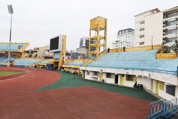 Bên trong sân Hàng Đẫy trước trận Việt Nam - Campuchia - ảnh 11