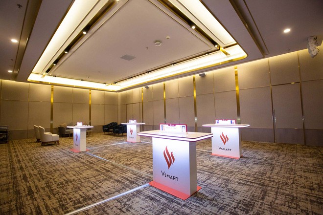 Lộ sân khấu hoành tráng trước thềm ra mắt điện thoại Vsmart - ảnh 4