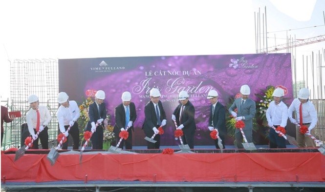 Sau 167 ngày thi công, tòa nhà CT4 dự án Iris Garden về đích ngoạn mục - ảnh 1