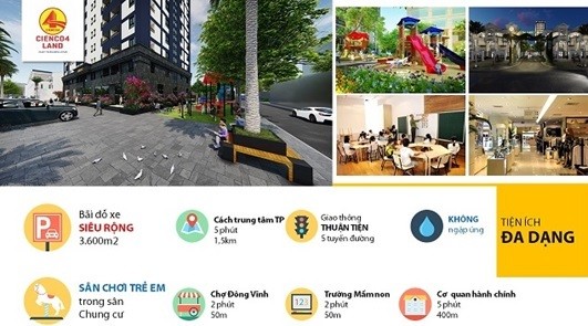 CIENCO4 chào hàng khu đô thị đắc địa tại TP Vinh - ảnh 1