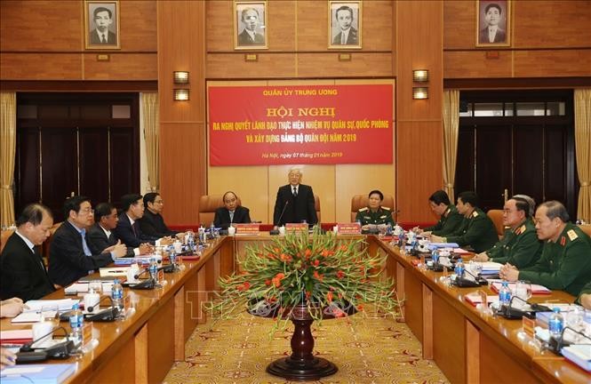 Tổng Bí thư, Chủ tịch nước chủ trì Hội nghị Quân ủy Trung ương - ảnh 1