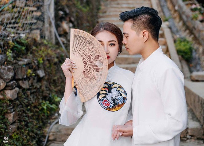 Ảnh cưới long lanh từ Nam ra Bắc của cô dâu Nam Định đeo vàng trĩu cổ - ảnh 8