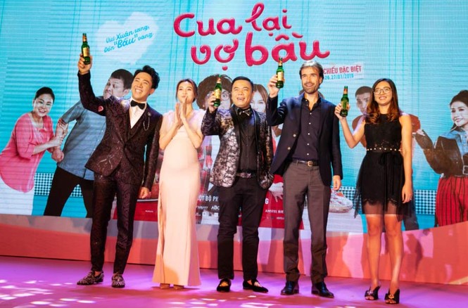 Khoảnh khắc êm nhất khi ra mắt phim ‘Cua lại vợ bầu’ - ảnh 4