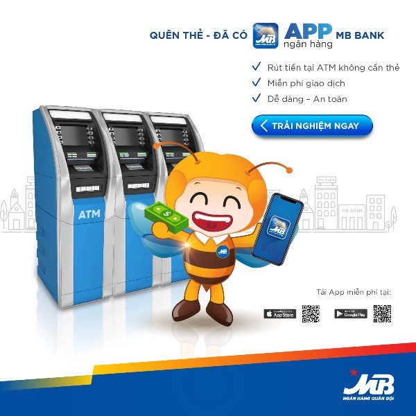 APP MBbank: Rút tiền ATM không cần thẻ - an toàn tuyệt đối - ảnh 1