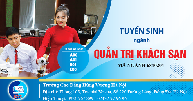 Cao đẳng quản trị khách sạn Hà Nội Miễn 100% học phí năm 2019 - ảnh 3