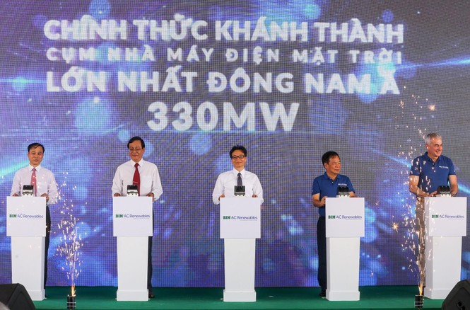 Cụm nhà máy điện mặt trời 330 MWP lớn nhất Đông Nam Á hòa lưới điện quốc gia - ảnh 4