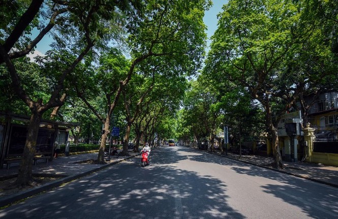 Những tuyến phố chống oi bức ngày nóng 40 độ C ở Hà Nội - ảnh 2