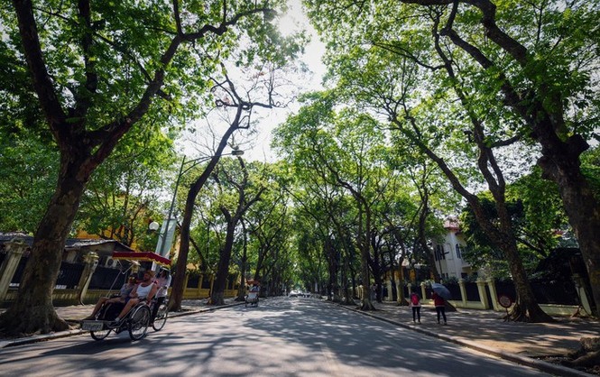 Những tuyến phố chống oi bức ngày nóng 40 độ C ở Hà Nội - ảnh 3