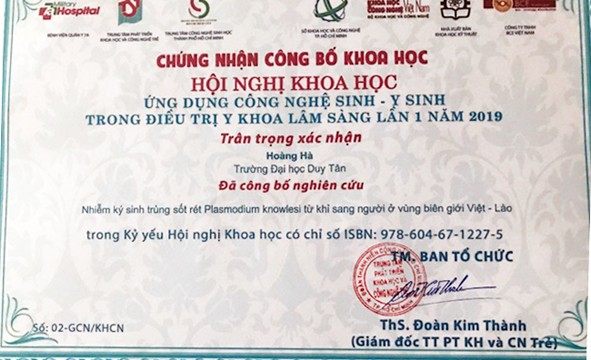 Nhà khoa học ĐH Duy Tân giành giải Nhì tại Hội nghị về Điều trị Y khoa lâm sàng - ảnh 3