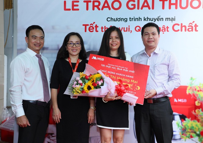 Tìm ra khách hàng may mắn trúng giải đặc biệt ưu đãi Xuân 2019 từ MSB - ảnh 1
