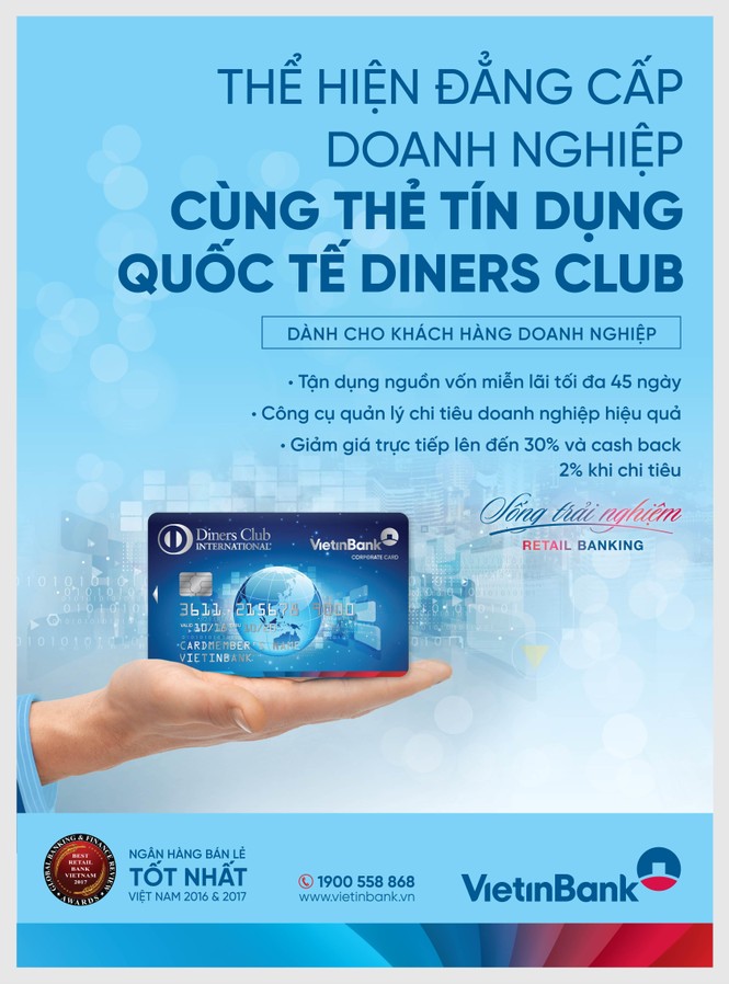 Ngập tràn ưu đãi từ thẻ TDQT VietinBank Diners Club - ảnh 1