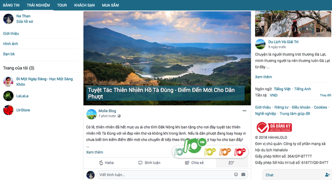 Du lịch thỏa thích nhưng vẫn kiếm được tiền từ mạng xã hội Hahalolo - ảnh 2