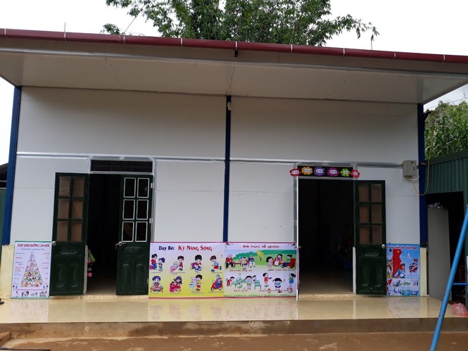 Tập đoàn Bất động sản TLM bàn giao điểm trường cho học sinh vùng cao Điện Biên - ảnh 1