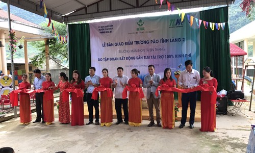 Tập đoàn Bất động sản TLM bàn giao điểm trường cho học sinh vùng cao Điện Biên - ảnh 2