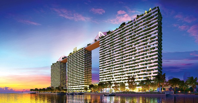 Hợp long cầu dây văng nối liền Sky Park 5.000m2 ở TPHCM - ảnh 8