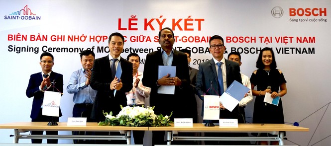 Saint-Gobain Việt nam & Bosch ký kết biên bản ghi nhớ hợp tác - ảnh 1